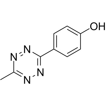 4-(6-Methyl-1,2,4,5-tetrazin-3-yl)phenol structure