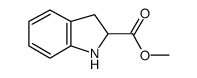 2,3-dihydro-1h-indole-2-carboxylic acid methyl ester structure