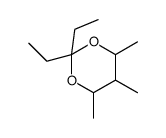 2,2-diethyl-4,5,6-trimethyl-1,3-dioxane结构式