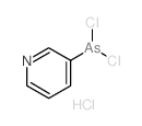 Arsonous dichloride,3-pyridinyl-, monohydrochloride (9CI) structure