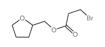 oxolan-2-ylmethyl 3-bromopropanoate Structure