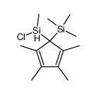 (C5Me4)(SiMeHCl)(SiMe3)结构式