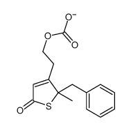 2-(2-benzyl-2-methyl-5-oxothiophen-3-yl)ethyl carbonate Structure