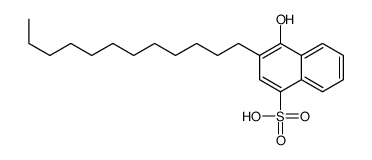 3-dodecyl-4-hydroxynaphthalene-1-sulfonic acid Structure