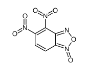 4,5-dinitro-1-oxido-2,1,3-benzoxadiazol-1-ium Structure