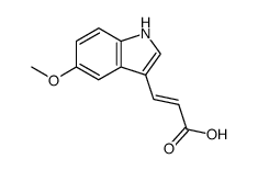 (E)-3-(5-Methoxy-1H-indol-3-yl)acrylic acid图片