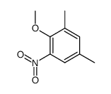 2,4-dimethyl-6-nitro-anisole Structure