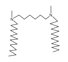 N1,N6-dimethyl-N1,N6-ditetradecylhexane-1,6-diamine结构式