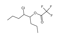 threo-5-chloro-4-octanol trifluoracetate Structure