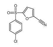 5-((4-Chlorophenyl)sulfonyl)-2-furancarbonitrile结构式