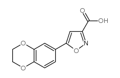 5-(2,3-dihydrobenzo[b][1,4]dioxin-7-yl)isoxazole-3-carboxylic acid图片