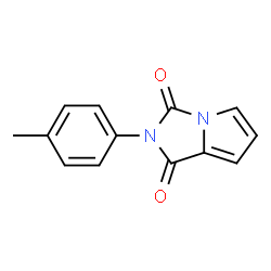 1H-Pyrrolo[1,2-c]imidazole-1,3(2H)-dione,2-(4-methylphenyl)-(9CI) structure