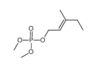 dimethyl 3-methylpent-2-enyl phosphate Structure