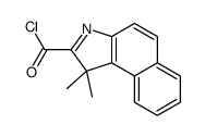 1,1-dimethylbenzo[e]indole-2-carbonyl chloride结构式