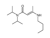 3-(butylamino)-N,N-di(propan-2-yl)but-2-enamide结构式