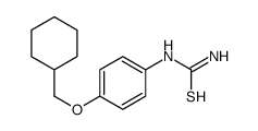 [4-(cyclohexylmethoxy)phenyl]thiourea Structure