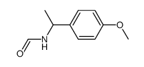 N-formyl 1-(4-methoxyphenyl)ethylamine Structure