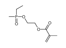 2-[(ethylmethylphosphinyl)oxy]ethyl methacrylate structure