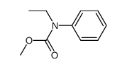 Methyl N-ethyl-N-phenylcarbamate结构式