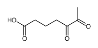 5,6-dioxo-n-heptanoic acid Structure