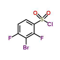 3-Bromo-2,4-difluorobenzenesulfonyl chloride structure