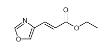 2-Propenoic acid, 3-(4-oxazolyl)-, ethyl ester结构式