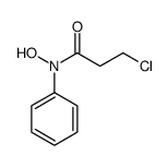 3-chloro-N-hydroxy-N-phenylpropanamide Structure