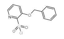 3-苄氧基吡啶-2-磺酰氯结构式