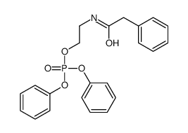 diphenyl 2-[(2-phenylacetyl)amino]ethyl phosphate结构式