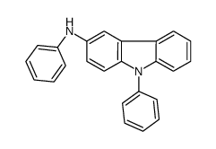 N,9-diphenyl-9H-carbazol-3-amine structure