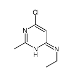 6-chloro-N-ethyl-2-methylpyrimidin-4-amine结构式