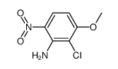 2-chloro-3-methoxy-6-nitroaniline结构式