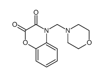 4-(morpholin-4-ylmethyl)-1,4-benzoxazine-2,3-dione结构式