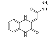 3-hydrazino-carbonylmethylene-2-oxo-1,2,3,4-tetrahydroquinoxaline Structure