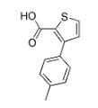 3-(4-甲苯基)噻吩-2-羧酸结构式