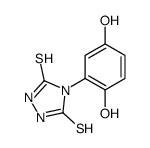 4-(2,5-dihydroxyphenyl)-1,2,4-triazolidine-3,5-dithione Structure