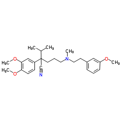 5-(N-(3-METHOXYPHENETHYL)-N-METHYLAMINO)-2-ISOPROPYL-2-(3,4-DIMETHOXYPHENYL)PENTANENITRILE picture