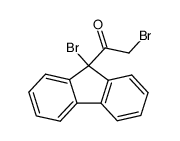 9-Brom-9-bromacetyl-fluoren Structure