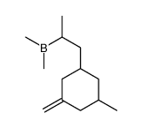 dimethyl-[1-(3-methyl-5-methylidenecyclohexyl)propan-2-yl]borane Structure