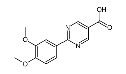 2-(3,4-dimethoxyphenyl)pyrimidine-5-carboxylic acid Structure