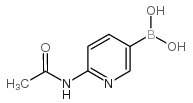 2-Acetamidopyridine-5-boronic acid Structure