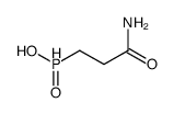 2-carbamylethylphosphinic acid结构式