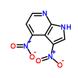 3,4-二硝基-7-氮杂吲哚结构式