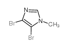 4,5-Dibromo-1-methylimidazole Structure