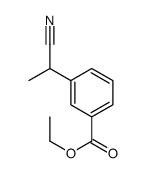 ethyl 3-(1-cyanoethyl)benzoate Structure