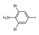 2,6-dibromo-4-iodoaniline Structure