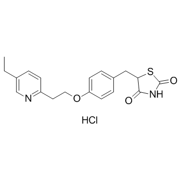 Pioglitazone hydrochloride Structure