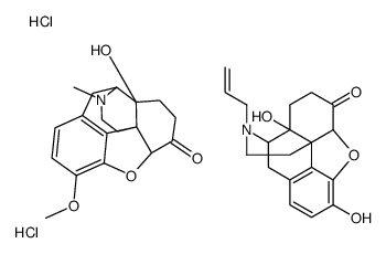 (4R,4aS,7aR,12bS)-4a,9-dihydroxy-3-prop-2-enyl-2,4,5,6,7a,13-hexahydro-1H-4,12-methanobenzofuro[3,2-e]isoquinoline-7-one,(4R,4aS,12bS)-4a-hydroxy-9-methoxy-3-methyl-2,4,5,6,7a,13-hexahydro-1H-4,12-methanobenzofuro[3,2-e]isoquinoline-7-one,dihydrochloride Structure