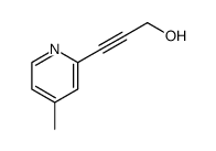 2-Propyn-1-ol, 3-(4-methyl-2-pyridinyl)- (9CI)结构式