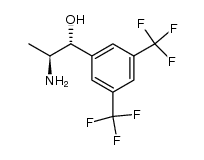 (1R,2S)-2-amino-1-[3,5-bis(trifluoromethyl)phenyl]propan-1-ol Structure